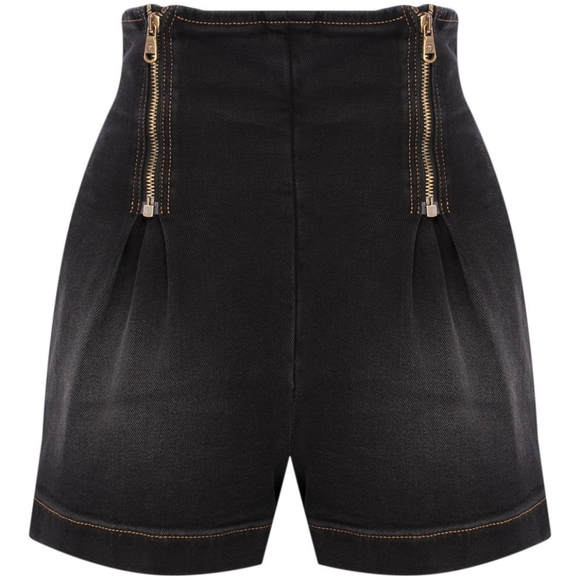 10. VERSACE HIGH WAISTED DENIM SHORTS SIZE 27 - Picture 1 of 12